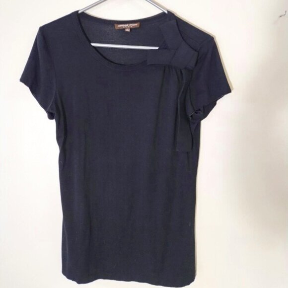 Solid black Adrienne Vittadini top - size small - Picture 1 of 5
